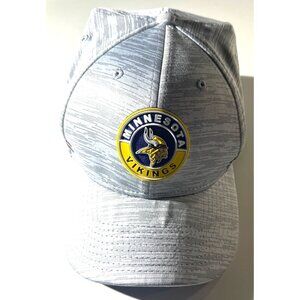 Minnesota Vikings New Era Adjustable Hat Medium/Large NFL Logo Heathered Gray Po